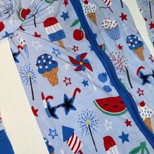 Little sleepies zippy 2T in GUC summer print